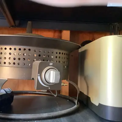 Propane patio heater base