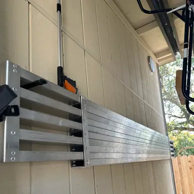 Telescoping aluminum work plank