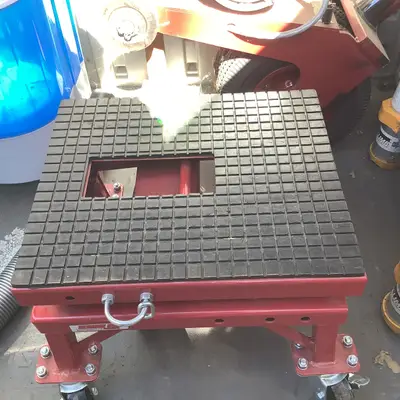 Rolling shop dolly