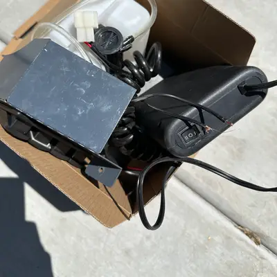 Excavator cab components box