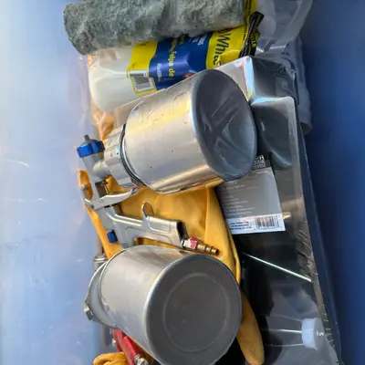 Painting supplies tote