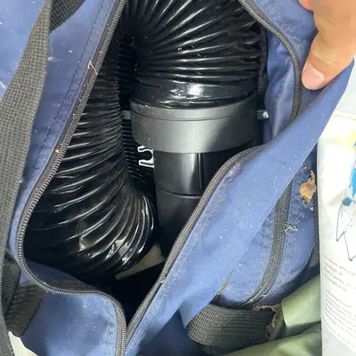 Blower / shop-vac hose attachment