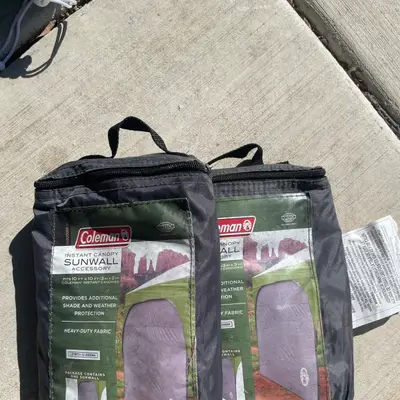 Coleman SunWall accessories (2 packaged)