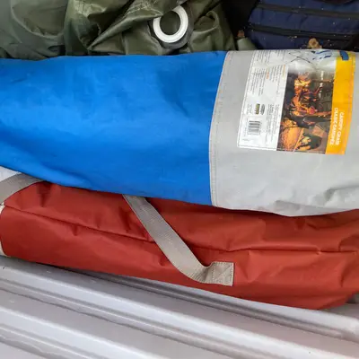 Folding canopy chairs (in carry bags)