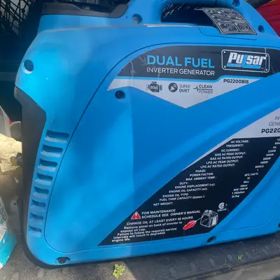 PG2200BiS dual fuel inverter generator
