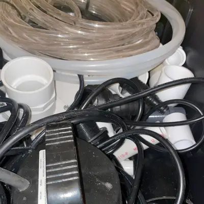 Plumbing accessories bin