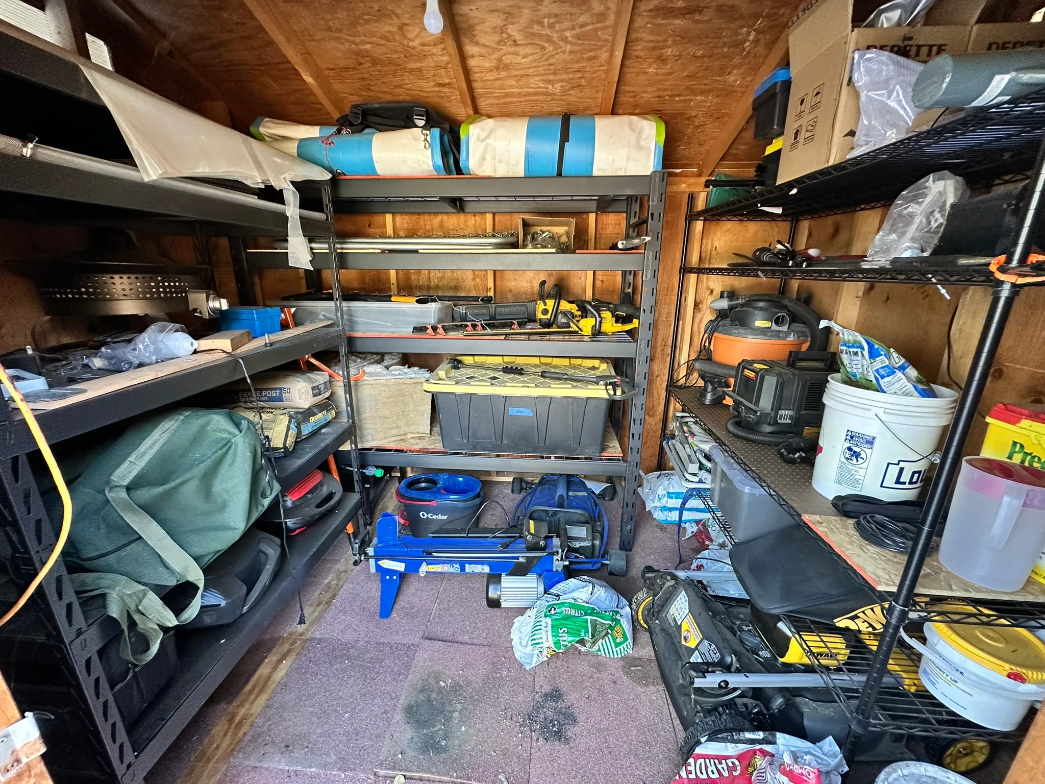 Pool Shed Interior