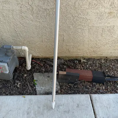 Umbrella pole extension