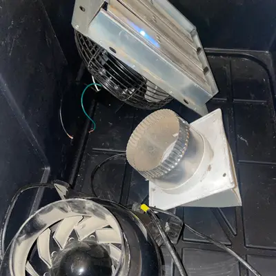 Venting utilities bin