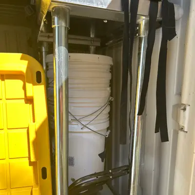 Folding aluminum table