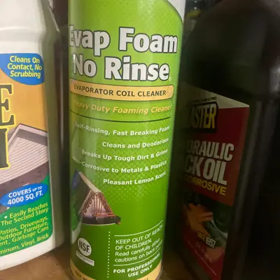 Evap Foam No Rinse Evaporator Coil Cleaner