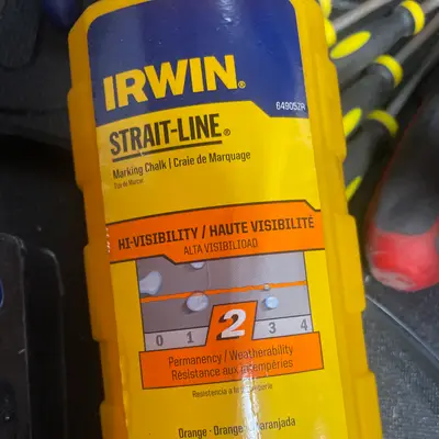 Strait-Line marking chalk (orange)