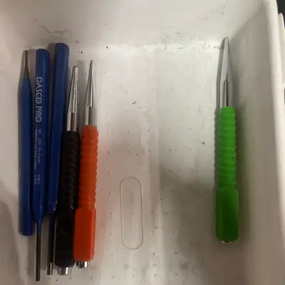 Center punches & nail sets (assortment)