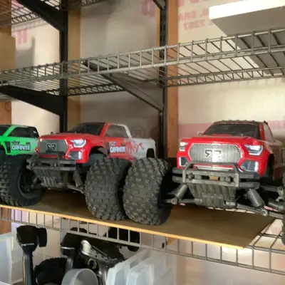 RC monster trucks (pair)