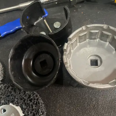 Oil filter cap wrench set