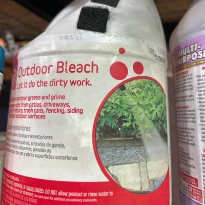 Outdoor Bleach Cleaner