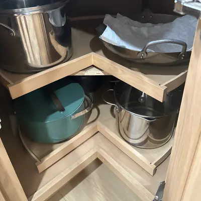Large stock pots and wok