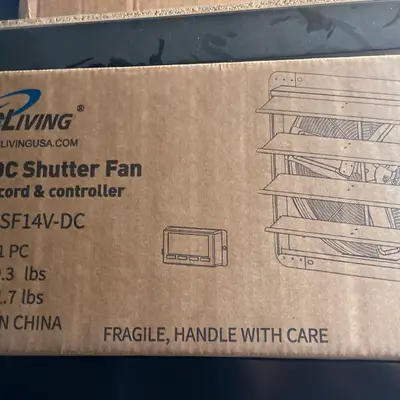 iLiving 14" BLDC shutter exhaust fan