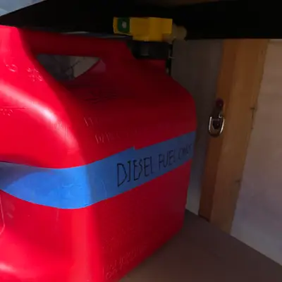 Diesel fuel jug