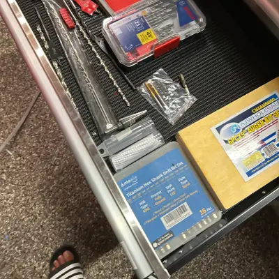 Assorted drill bits