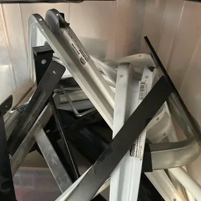 Metal L-brackets