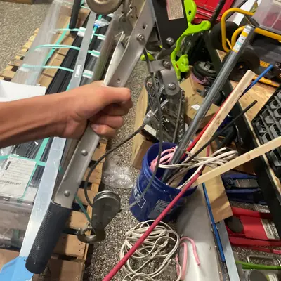 Come-along cable puller