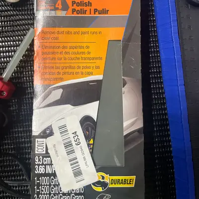 Wet Sanding Paper Set (1000-2500 grit)