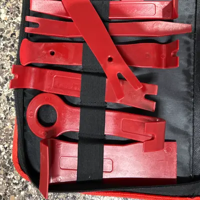 Auto trim & panel removal tool set (plastic pry tools)