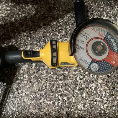 DeWalt cordless angle grinder