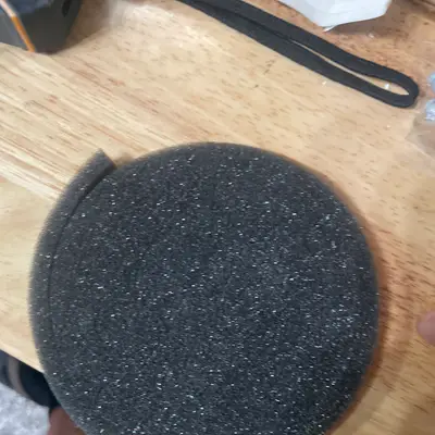 Adhesive-backed foam roll