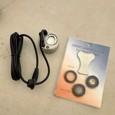 Humisonic humidifier mist maker and 20mm ceramic disk kit